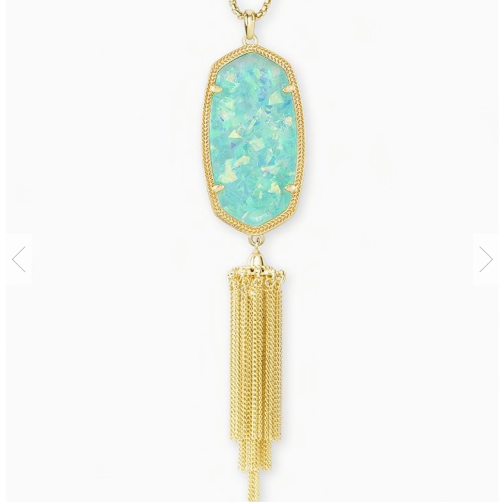 Kendra Scott Rayne Long Pendant Necklace - Mint